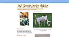 Desktop Screenshot of fullthrottlefearlesspointers.com